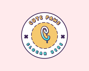 Cute Paint Drip Business logo design