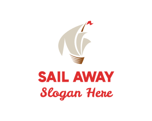 Travel Ship Sailing logo design