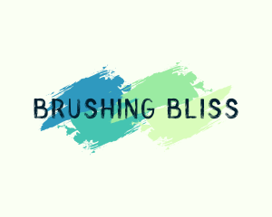 Modern Painting Brush logo design