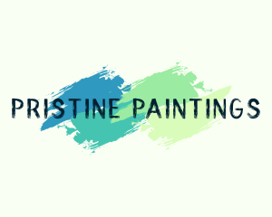 Modern Painting Brush logo design