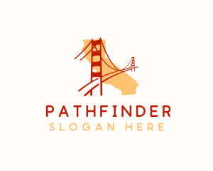 California Gate Bridge logo design