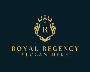 Royal Crown Shield logo design