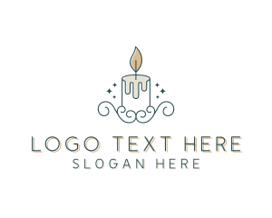 Candle Interior Designer Decor logo