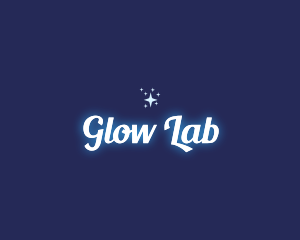 Glowing Star Sparkle logo
