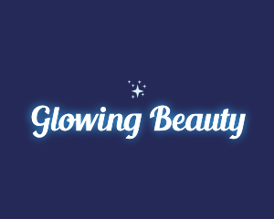 Glowing Star Sparkle logo