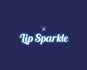 Glowing Star Sparkle logo design