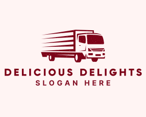 Delivery Truck Transport Logo