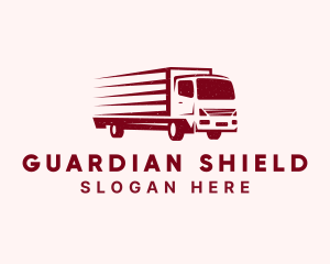 Delivery Truck Transport Logo