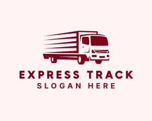 Delivery Truck Transport logo design