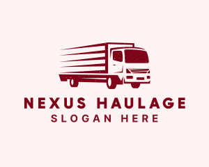 Delivery Truck Transport logo design