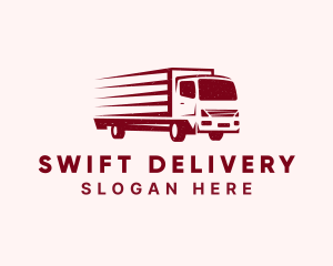 Delivery Truck Transport logo design