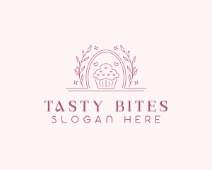 Cupcake Patisserie Baking Logo