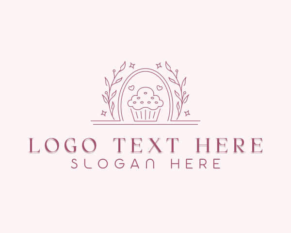 Cupcake logo example 4