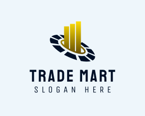 Business Investment Trade logo design