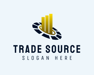 Business Investment Trade logo design