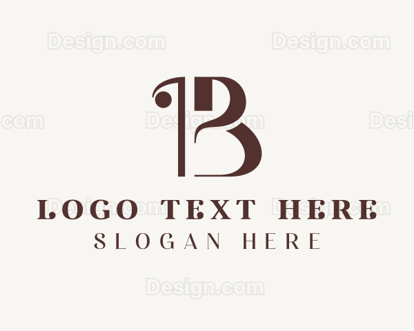 Luxury Fancy Boutique Letter B Logo