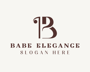 Luxury Fancy Boutique Letter B logo design