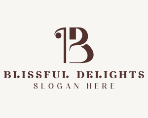 Luxury Fancy Boutique Letter B logo design