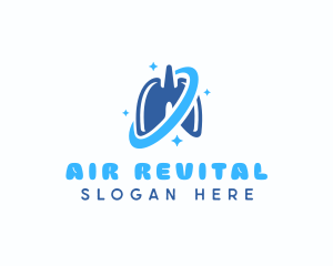 Lung Breath Oxygen logo