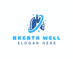 Lung Breath Oxygen logo