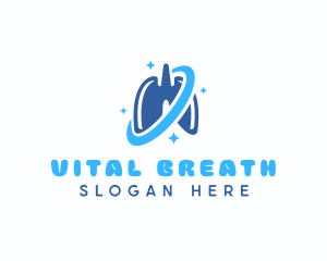 Lung Breath Oxygen logo