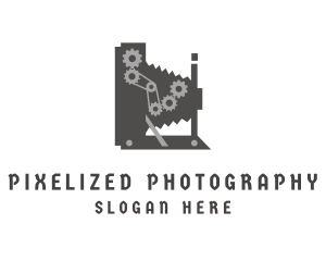 Old Camera Machine logo design