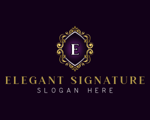 Elegant Luxury Floral logo design