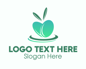 Modern Green Gradient Olives logo