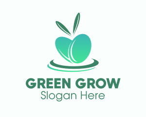 Modern Green Gradient Olives logo design