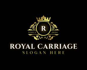 Royal Crown Ornament logo design