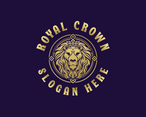 Royal Crown Lion logo design