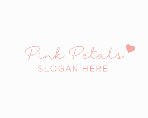 Signature Heart Wordmark logo design