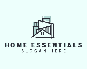 Construction Home Property logo design