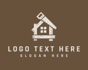 Wooden House Construction logo