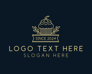 Cupcake Confectionery Pastry logo