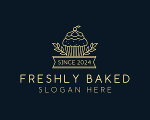 Cupcake Confectionery Pastry logo design