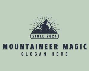 Rustic Mountain Summit logo design