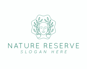 Man Nature Leaves logo design