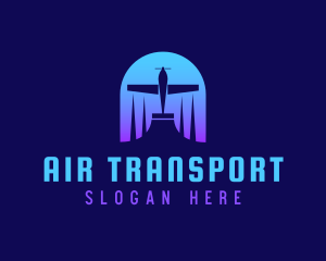 Tourism Aircraft Travel logo design