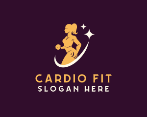 Woman Weights Gym logo
