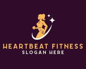 Woman Weights Gym logo