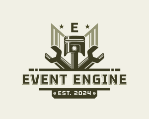 Wrench Engine Piston logo
