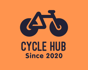 Modern Geometric Bike logo