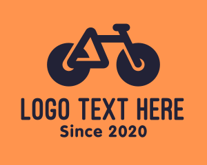 Modern - Modern Geometric Bike logo design