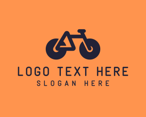 Modern Geometric Bike logo