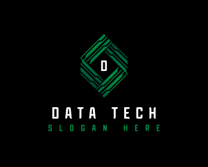 Technological Hexagon  Data logo