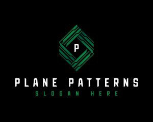 Technological Hexagon  Data logo