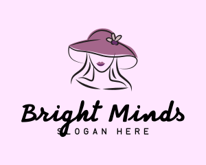 Elegant Woman Hat logo