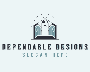 Construction Architect Structure logo design