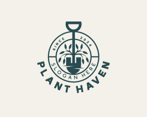 Yard Gardening Plant  logo design